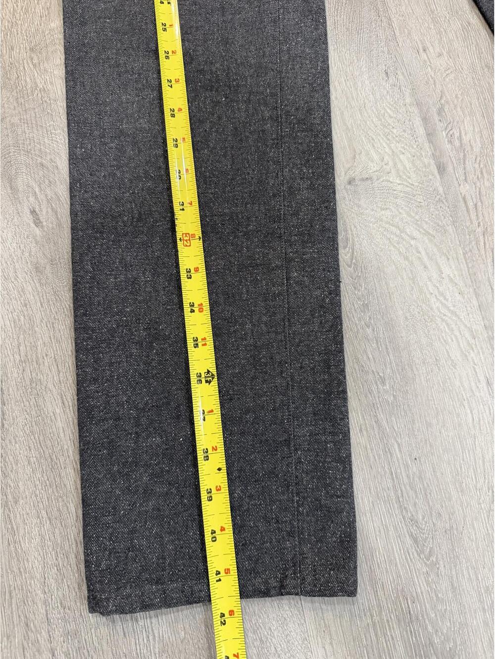 Vince Gray Slim Fit Pants Wool Blend Minimalist Office Casual Mens 30 - Picture 6 of 9